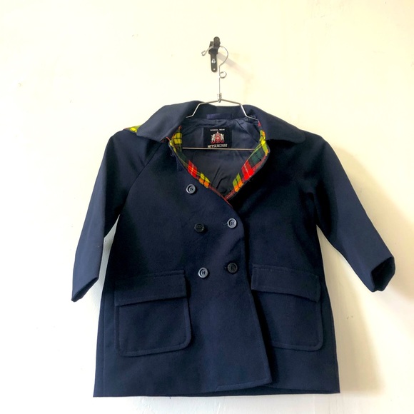 Vintage wool blend boys school coat - Picture 2 of 7